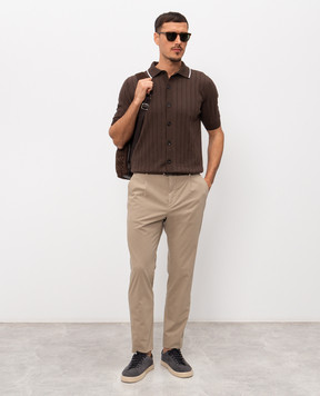 Peserico Бежеві штани з нашивкою логотипа R54774T23D00800