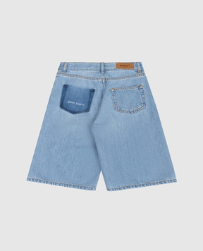 Palm Angels Дитячі сині джинси з патчем логотипа PGYB004S26DEN001