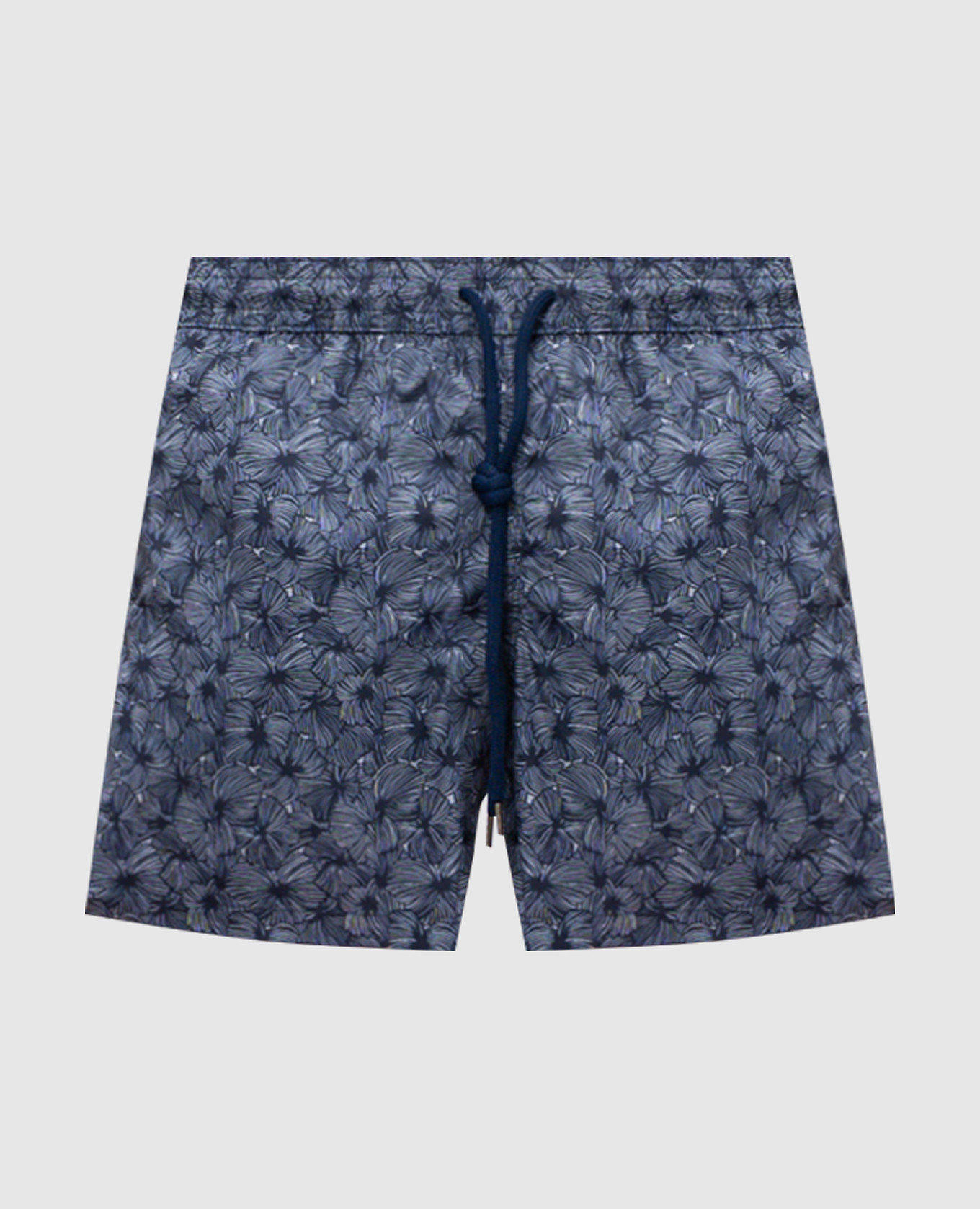 

Синие шорты для плавания в принт, Синий, Плавательные шорты