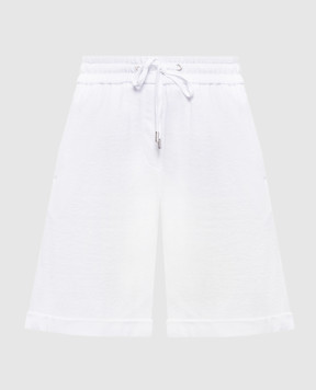 Peserico Білі шорти з льоном P04392J006149