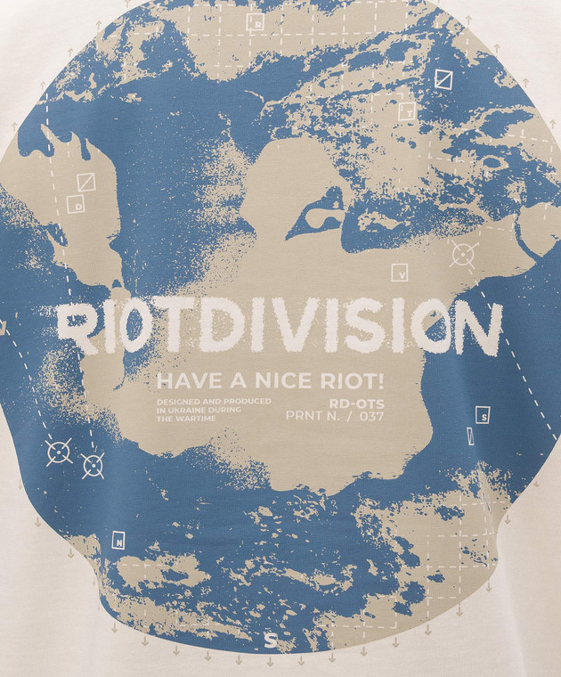 Riotdivision Футболка цвета айвори RD-Observer RDOBSRVRTS изображение 5