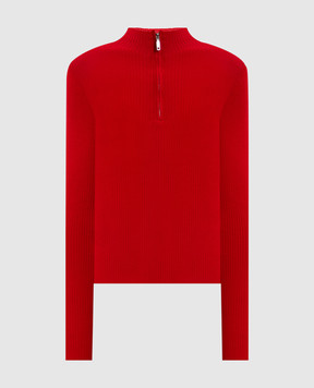 Max & Co Червоний джемпер з вовни з логотипом MCOMOSCHEA