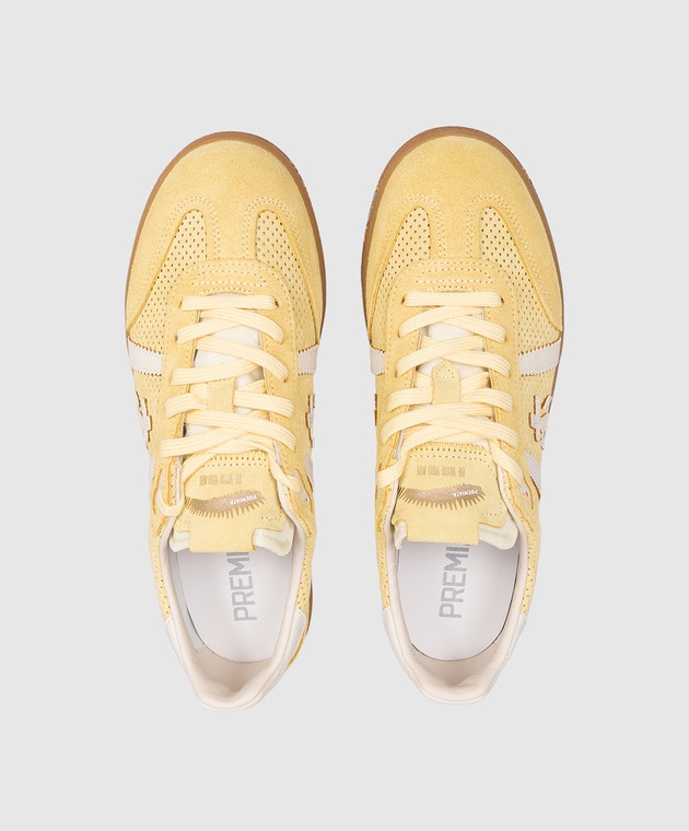Premiata Жовті замшеві кросівки Bonnied BONNIED8035 зображення 4