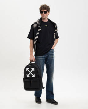 Off-White Черная футболка с эмблемой Dark Slime 44MAA120S26J002