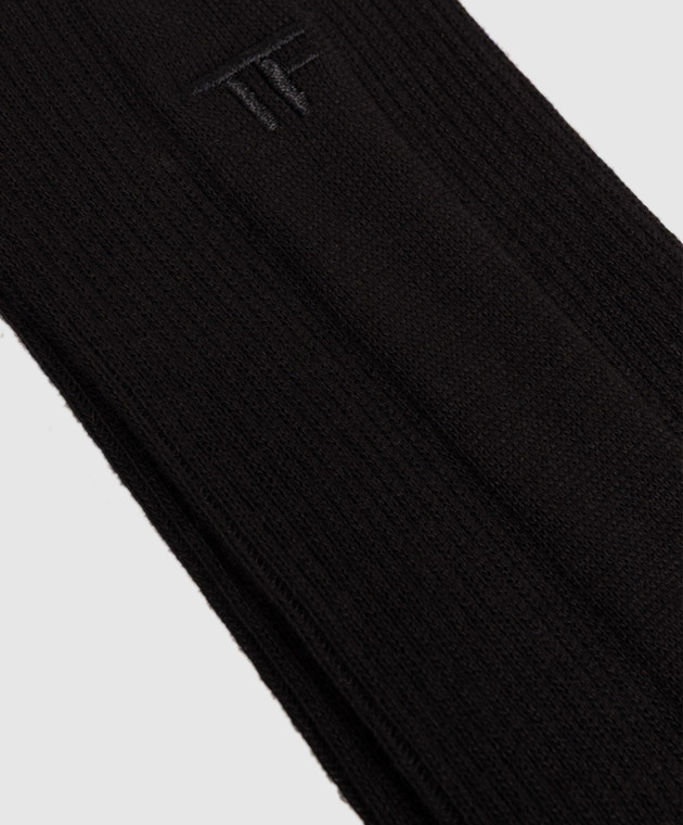 Tom Ford Черные носки из хлопка KKS001YMC045 изображение 2