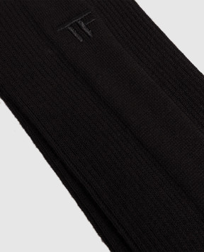 Tom Ford Черные носки из хлопка KKS001YMC045