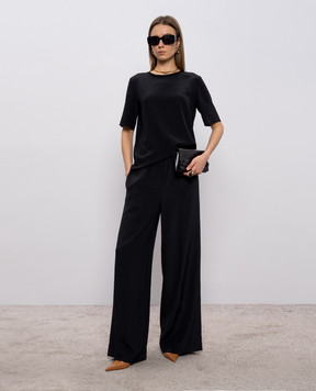 JOSEPH Чорний топ Rubin із шовку JF009649