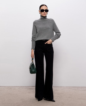 Victoria Beckham Сірий светр Marie з вовни мериноса 1124KJU005081A