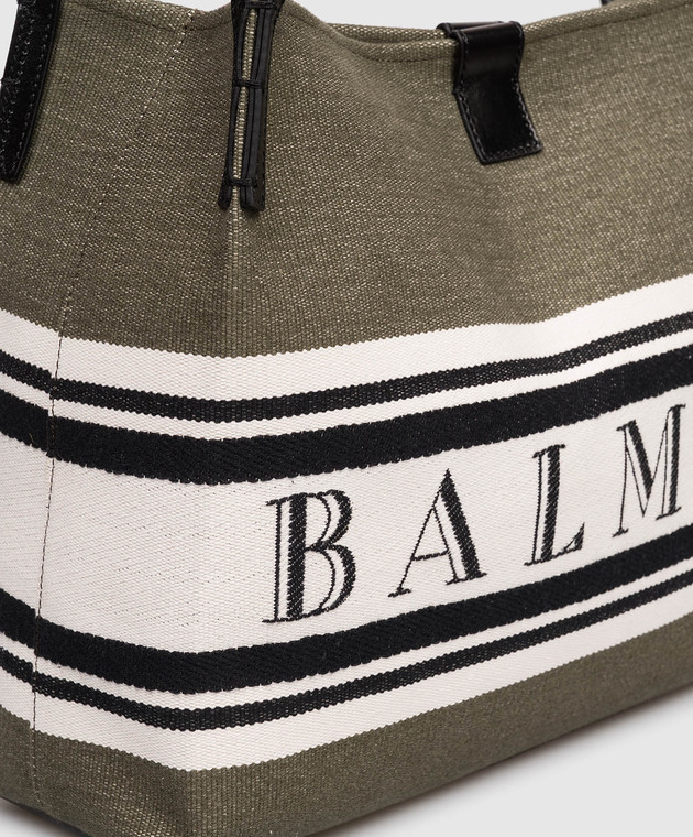Balmain Сумка Release цвета хаки GN0FF034TJBR изображение 4