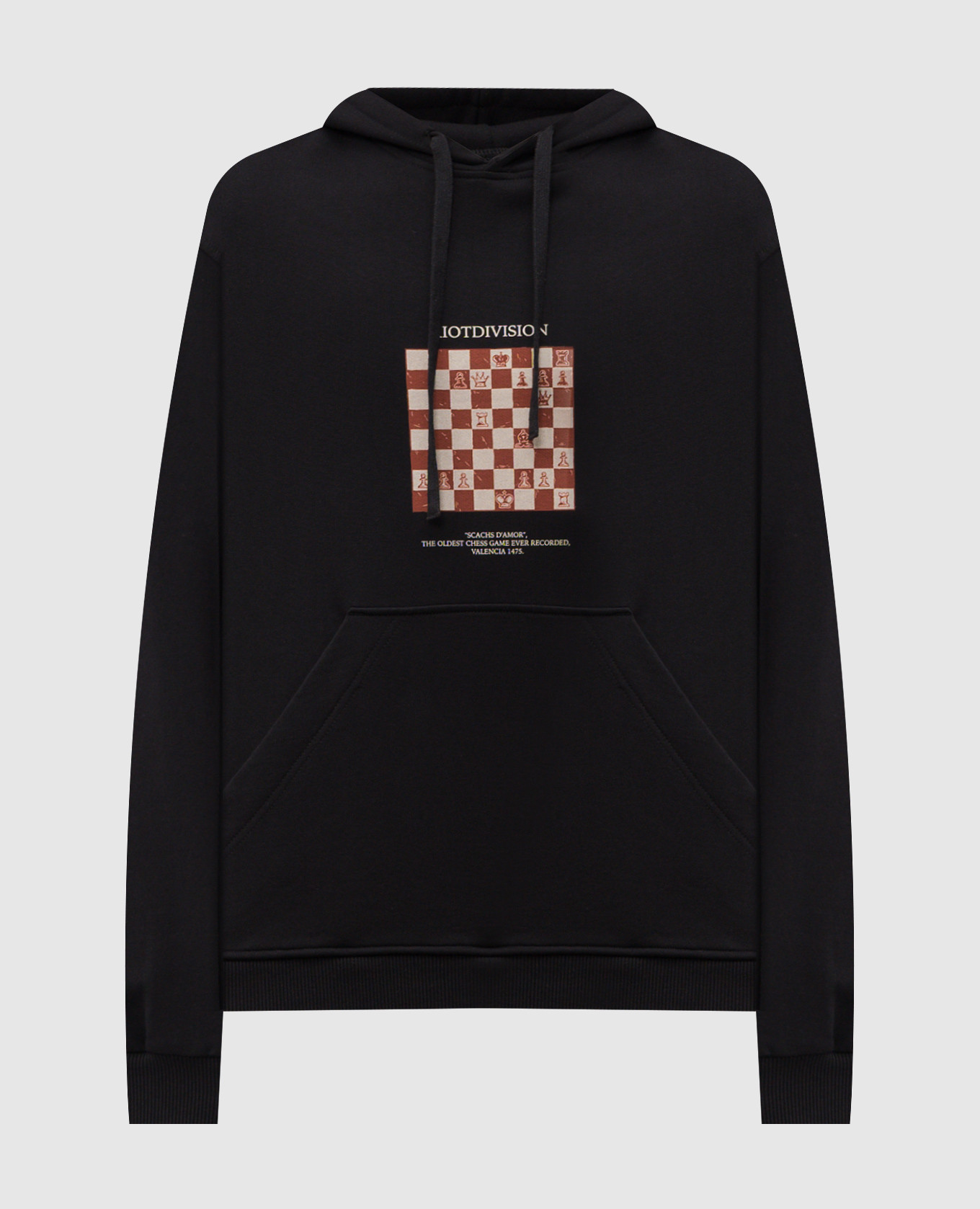 

Черные худи RD-Chess, Черный, Худи