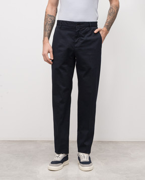 ISAIA Синие брюки PNT046XP871