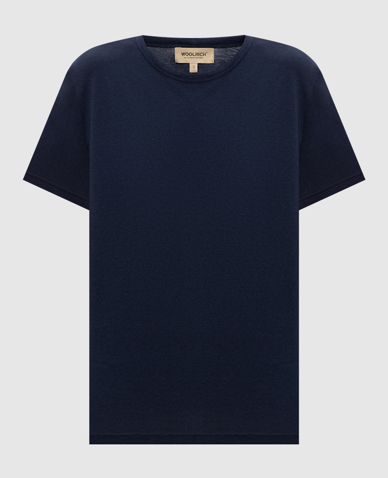 Голубая футболка с принтом логотипа