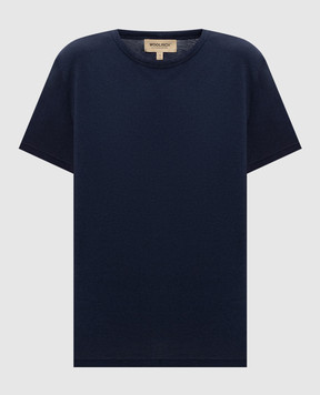 Woolrich Голубая футболка с принтом логотипа CFWWTE2014FRUT5293