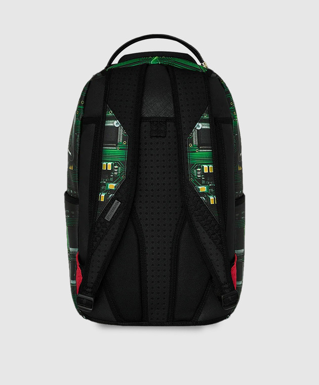 Sprayground Детский зеленый рюкзак AI AFRICAN INTELLIGENCE REWIRED & INSPIRED 910B8741NSZ изображение 3