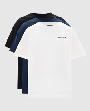 Palm Angels Набор футболок с логотипом принт PM2B003S26JER001