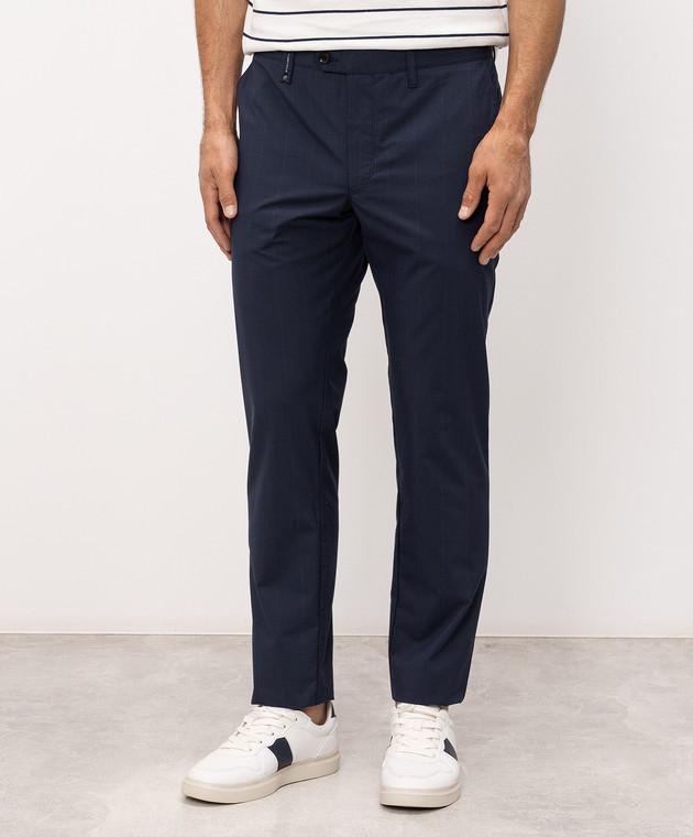 Florentino Сині штани в клітинку 126568612706 зображення 3