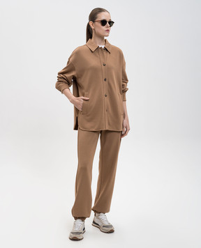Max Mara Коричнева сорочка COMMA COMMA