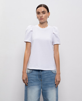 Alexander McQueen Біла футболка з логотипом 847190QLAEZ