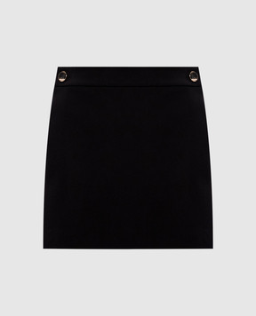 Max Mara Sportmax Черные шорты-юбка OTTUSO двойной конструкции SPXOTTUSO
