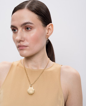 Oceanus Золотые серьги Sea Claw SEACLAW