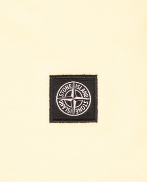 Stone Island Дитяча жовта футболка з нашивкою логотипа L2S162100003S004714