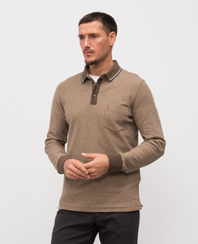 Florentino Коричневое поло с эмблемой 225771520651