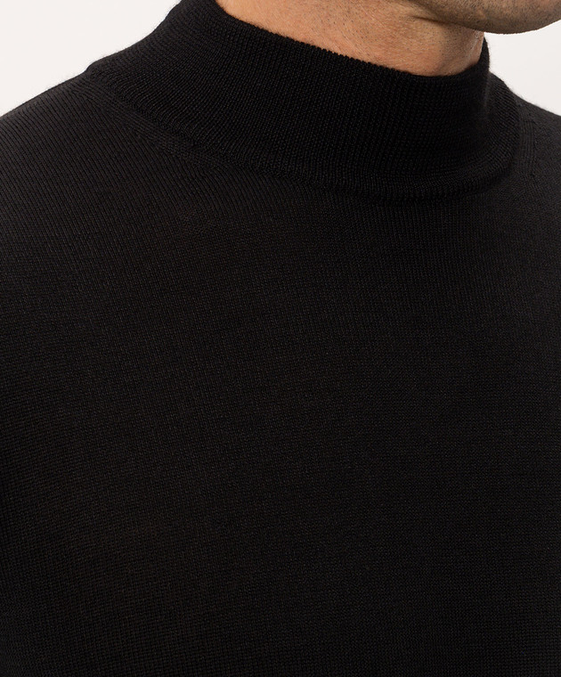 Cashmere&Whiskey Чорний джемпер 480 зображення 5
