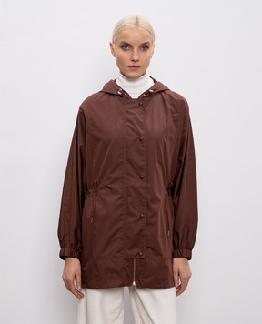 Yves Salomon Army Коричневый парка 26EFV03373L04W