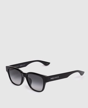 Alexander McQueen Черные очки с логотипом 852617J0749