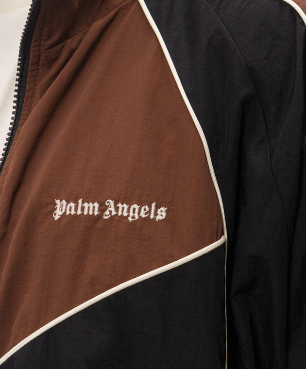 Palm Angels Коричневая спортивная куртка Hollywood PAMEB002FB001 изображение 5
