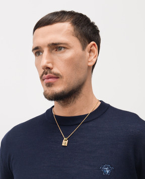 Versace Золотая цепочка с подвеской Medusa 10227881A00638