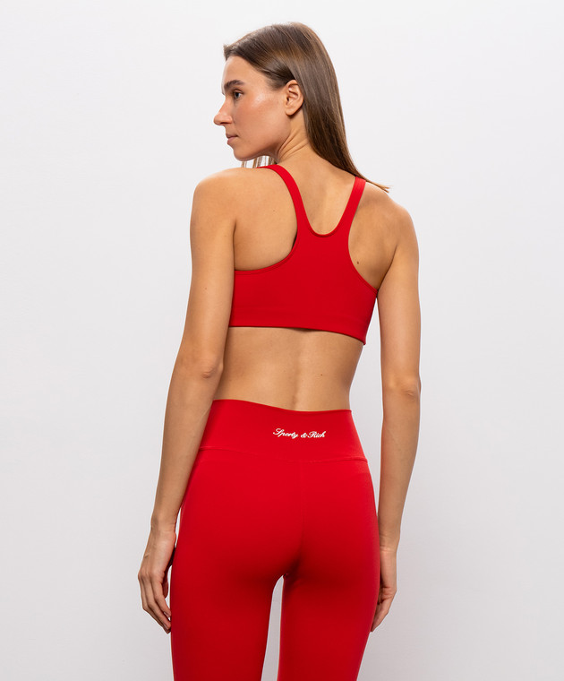 Sporty & Rich Червоний топ TO00385326RE15 зображення 4