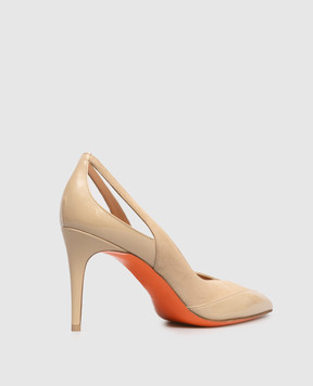 Santoni Бежеві комбіновані туфлі WDID71722HI2NLMY