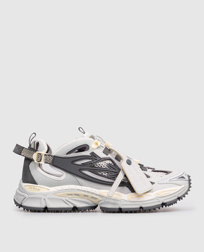 Off-White Сірі комбіновані кросівки Be Right Back OMIA29SS26FAB001