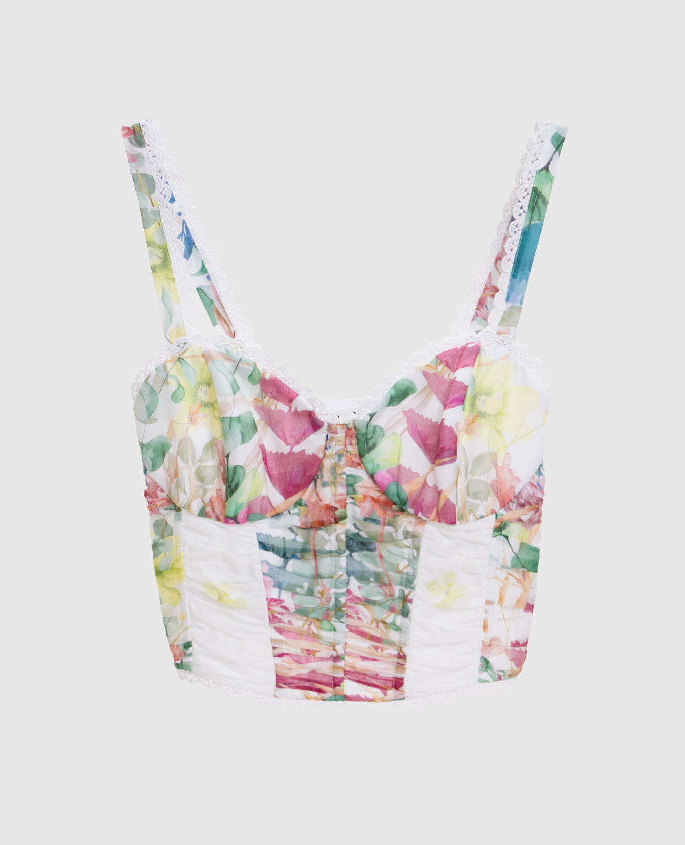 

Белый топ Sylva с драпировкой, Топы