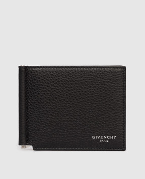 Givenchy Черный кожаный портмоне с принтом логотипа BK60F1K213