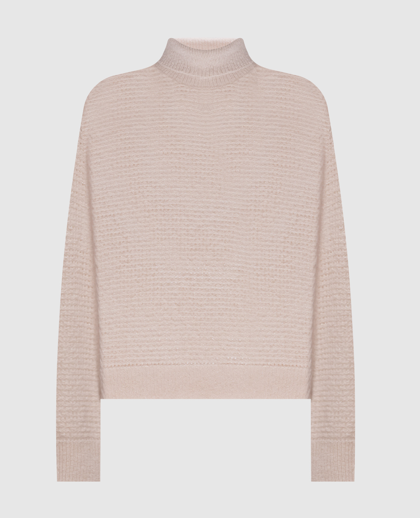 Бежевый свитер с шерстью альпаки