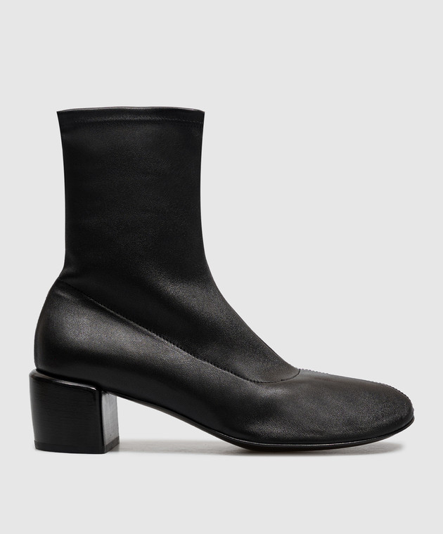 Officine Creative Черные кожаные ботильоны Flore FLORE014W