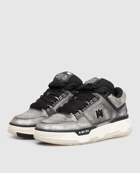 AMIRI Серые кожаные кроссовки MA-1 AMSNSN1056