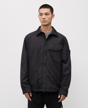Stone Island Черная куртка с логотипом K2S15Q100006S0A23