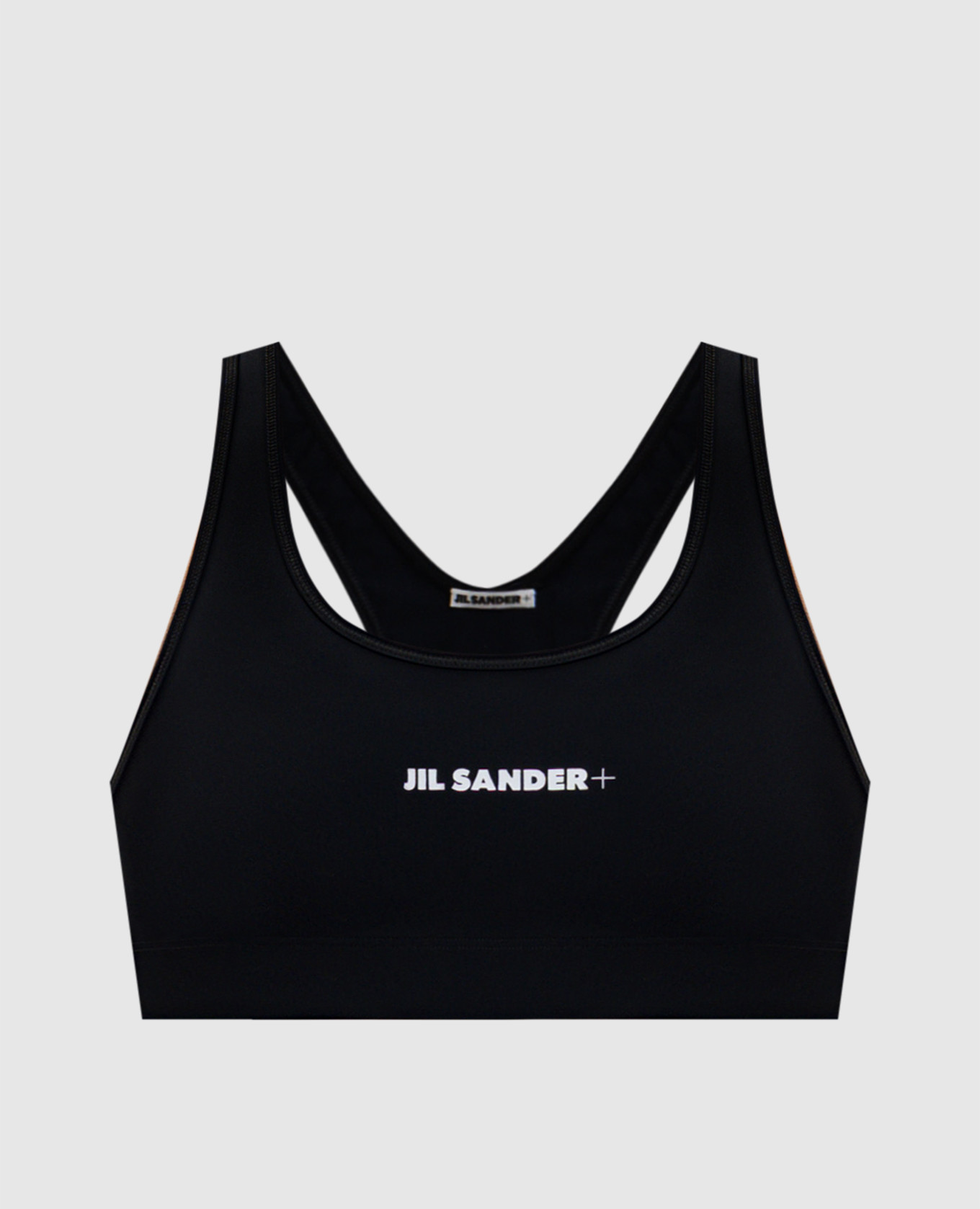 Синий топ с принтом логотипа