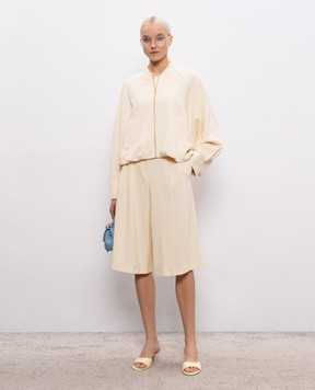 Twinset Бежеві бермуди з логотипом 261TP2221