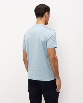 Bilancioni Голубая футболка с принтом BE26T4GBE2