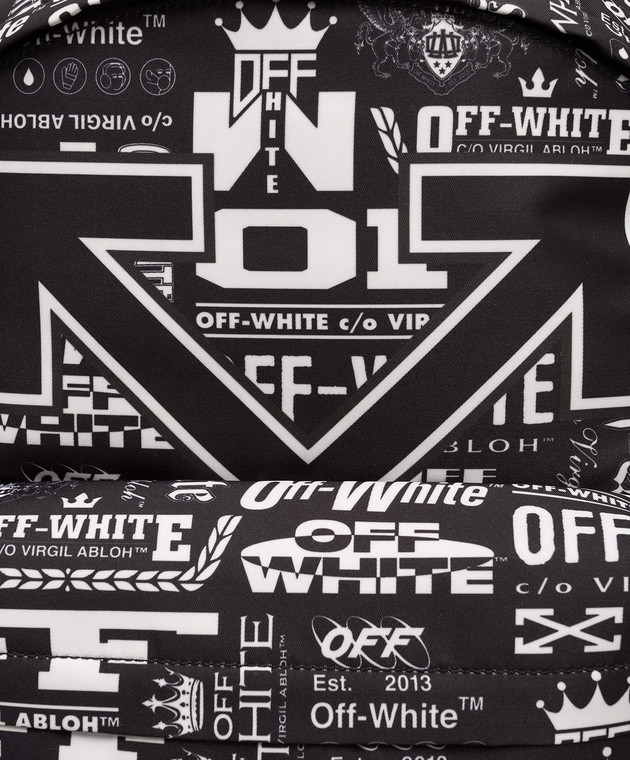 Off-White Чорний рюкзак Multilogo OMNB123F25FAB002 зображення 4