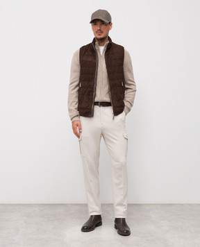 Cashmere&Whiskey Бежевий кардиган з вовни мериноса CH08