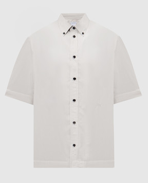 Bottega Veneta Сіра сорочка з короткими рукавами 852469V6CV0