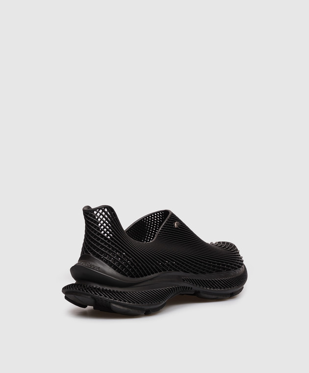 Stefano Ricci Черные кроссовки с эмблемой UG01G2423TPSDPW изображение 3