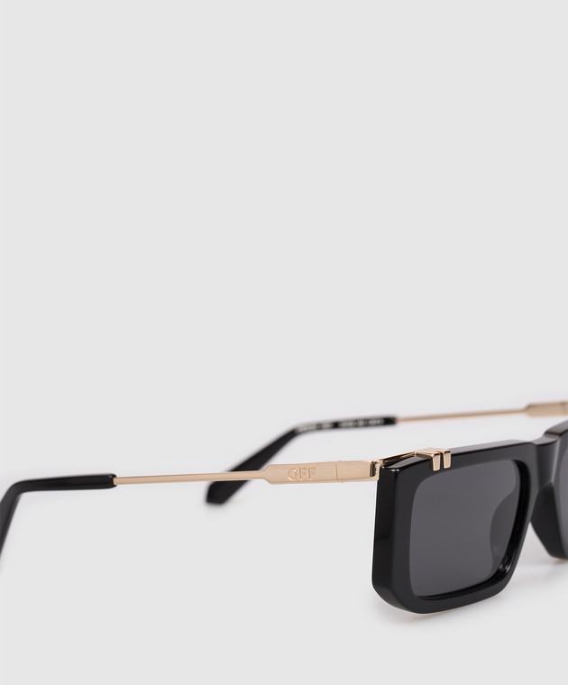Off-White Черные очки с логотипом OFF OW2032100755 изображение 4