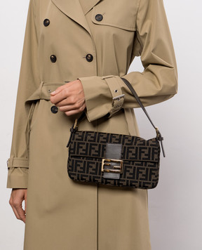 Fendi Baguette сумка в узор монограммы 8BR850B17A