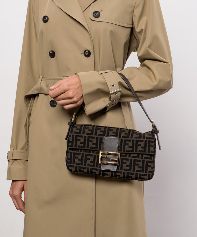 Fendi Baguette сумка в узор монограммы 8BR850B17A изображение 2